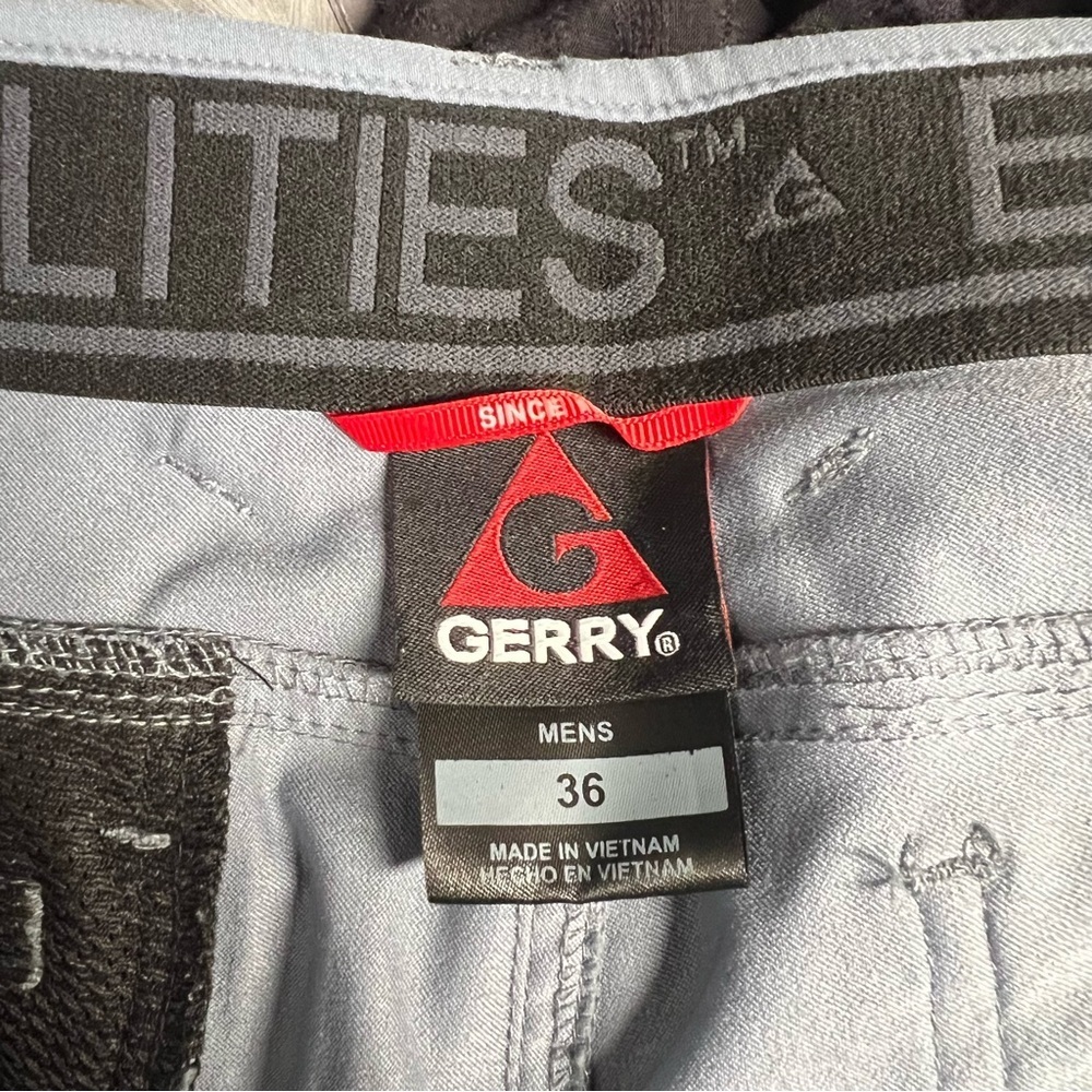 Gerry Men’s Hiking Shorts 36 Gray Stretch Outdoor Performance - Picture 5 of 6